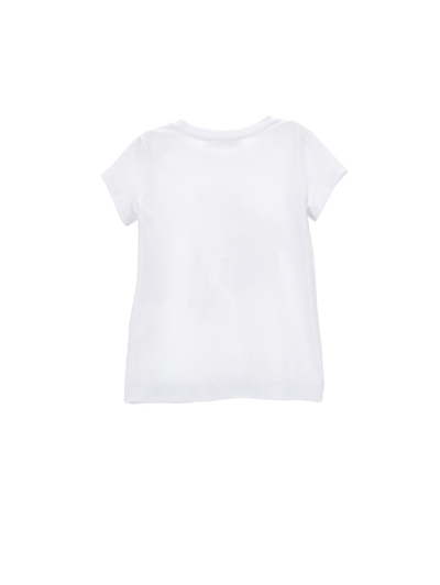 Shop Monnalisa Rapunzel Jersey T-shirt In White
