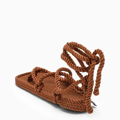 Shop Nomadic State Of Mind Brown Rope Romano Low Sandals