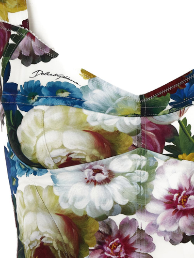 Shop Dolce & Gabbana Floral Top In Multicolor