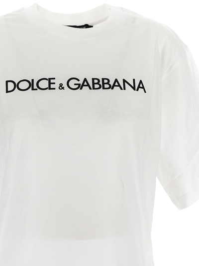 Shop Dolce & Gabbana Cotton T-shirt In White