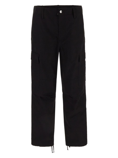 Shop Dolce & Gabbana Cotton Cargo Trousers In Black