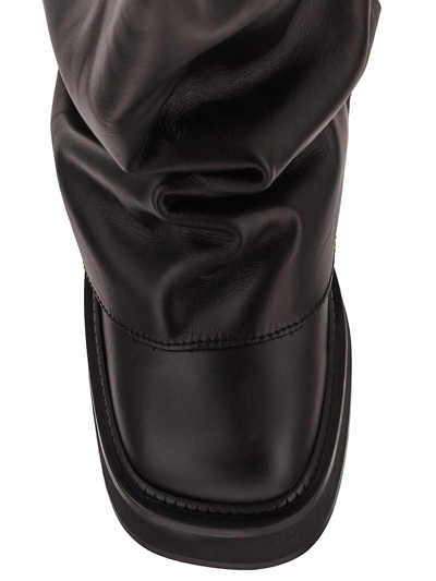 Shop Attico Robin Combat Boot In Black