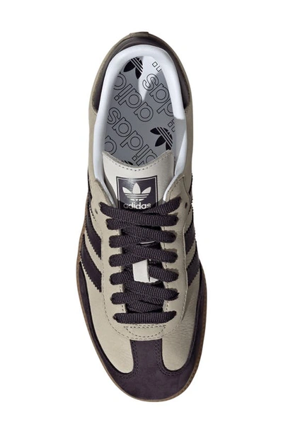 Shop Adidas Originals Gender Inclusive Samba Og Sneaker In Putty/ Aurora/ Silver Met.