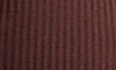 Shop Asos Design Long Sleeve Ribbed Midi Sweater Dress In Brown