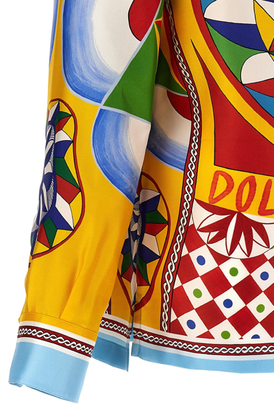 Shop Dolce & Gabbana Men 'carretto' Shirt In Multicolor