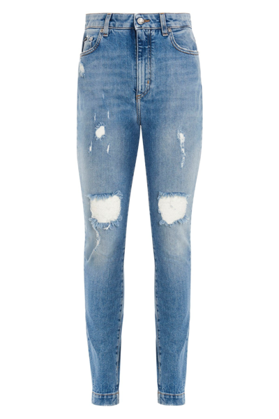 Shop Dolce & Gabbana Women 'audrey' Jeans In Blue