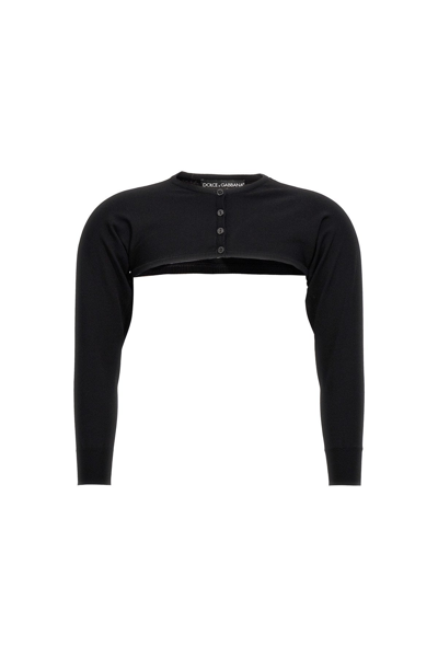 Shop Dolce & Gabbana Women 'kim Dolce&gabbana' Shoulder Cover In Black