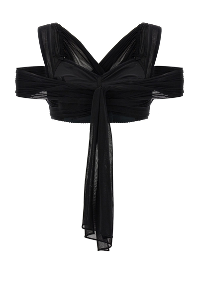 Shop Dolce & Gabbana Women 'kim Dolce&gabbana' Top In Black
