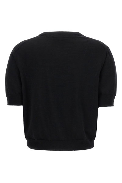 Shop Gucci Women 'morsetto' Sweater In Black
