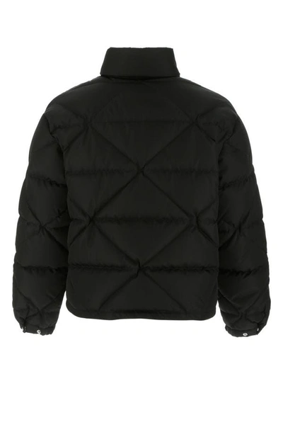 Shop Prada Man Black Re-nylon Down Jacket