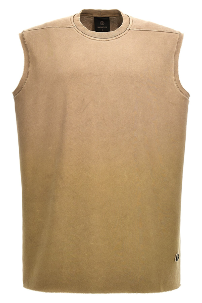 Shop Rick Owens Women Moncler Genius +  Vest In Cream