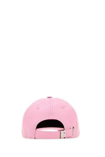 Shop Versace Woman Pink Cotton Baseball Cap