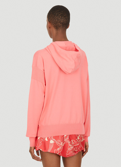 Shop Vivienne Westwood Women Orb Hooded Cardigan In Pink