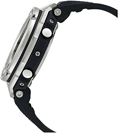 Pre-owned G-shock Casio Men's Watch  Analog-digital Dial Dive Black Strap Gsts110-1a
