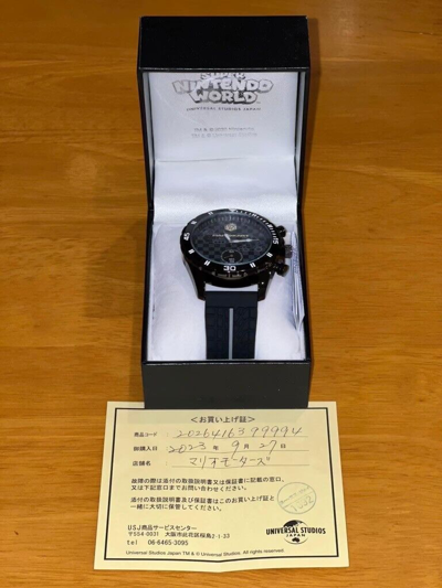 Pre-owned Nintendo Usj Super  World Mario Kart Watch Limited Rare (with Certificate)