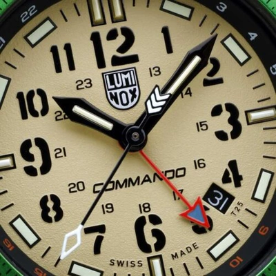 Pre-owned Luminox Xl.3337 Commando Raider Series Military Water Resistant 46mm Green Watch