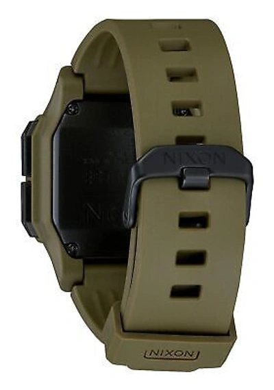 Pre-owned Nixon Unisex Adult Digital Watch With Polycarbonate Strap A11803100-00