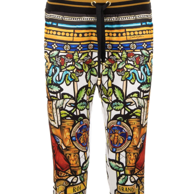 Pre-owned Dolce & Gabbana Authentic Brand  Napoleon Jogging Pants $900 (48) In Multicolor