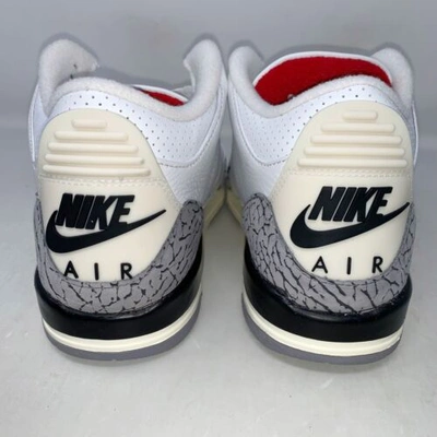 Pre-owned Jordan Air  3 White Cement Reimagined Sneakers, Size 6.5y / 8w Bnib Dm0967-100