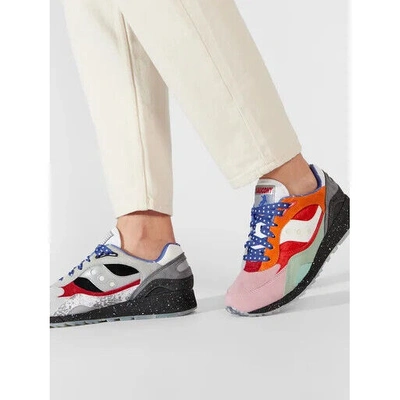 Pre-owned Saucony Shadow 6000 Space Fight Men's Sneakers S70703-01 In Multicolor