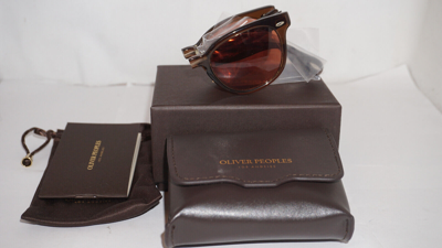 Pre-owned Oliver Peoples Sunglasses Foldable Shieldrake 1950 Ov5471su 157653 47 22 145 In True Brown Polarized