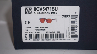 Pre-owned Oliver Peoples Sunglasses Foldable Shieldrake 1950 Ov5471su 157653 47 22 145 In True Brown Polarized