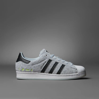 Pre-owned Adidas Originals Gmoney Bayc Punks Comic Into The Metaverse Superstar Shoes In Gray