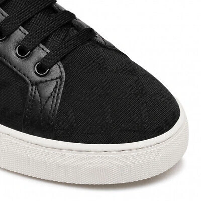 Pre-owned Emporio Armani Shoes Sneaker  Man Sz. Us 10 X4x316xm741 K001 Black