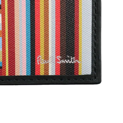 Pre-owned Paul Smith Bifold Wallet With Coin Purse Men Wallet Bf Coin M1a4833 Multistripe In Multistripe/bk