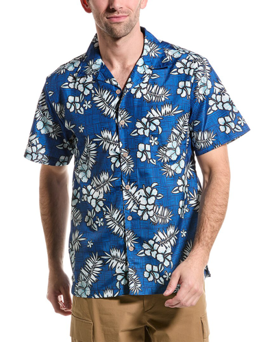 Shop Trunks Surf & Swim Co. Waikiki Shirt In Blue