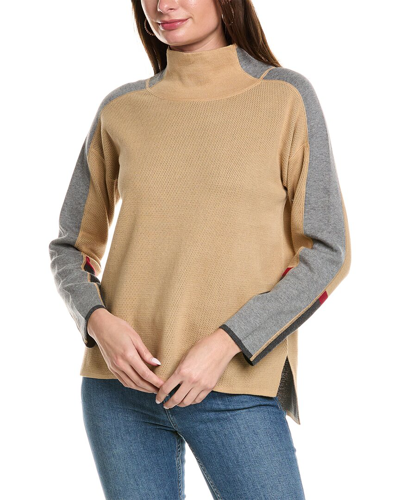 Shop Ost Reversible Sweater In Brown