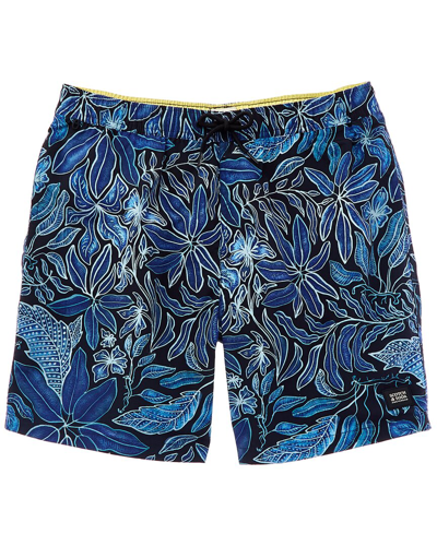 Shop Scotch & Soda Mid-length Printed Swim Short