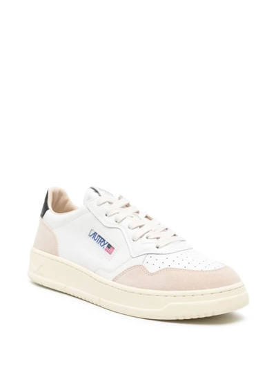 Shop Autry International Srl Sneakers With Application In White