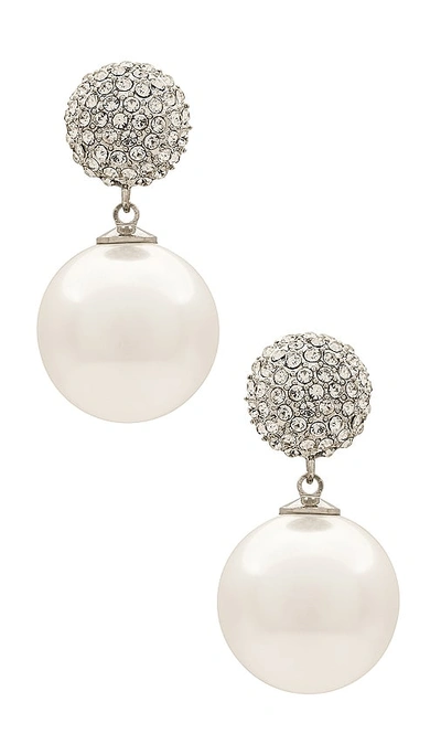 Shop 8 Other Reasons Pearl Drop Earring In Pearl & Silver