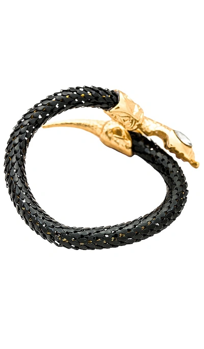 Shop 8 Other Reasons Snake Wrap Bracelet In 黑色