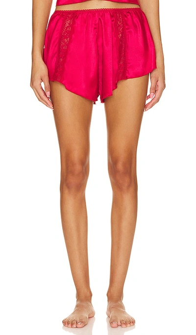 Shop Kat The Label Lucille Short In Red