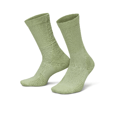 Shop Nike Unisex Sabrina Dri-fit Adv Unicorn Cushioned Crew Socks (1 Pair) In Green
