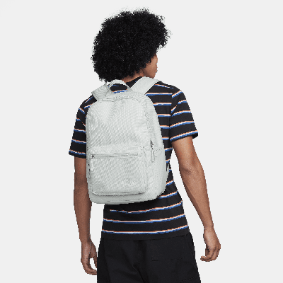 Shop Nike Unisex Heritage Eugene Backpack (23l) In Grey