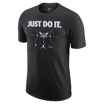 Shop Nike Charlotte Hornets Essential  Men's Nba T-shirt In Black