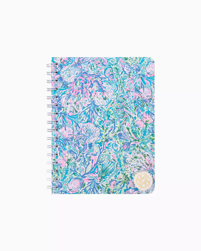 Shop Lilly Pulitzer Mini Notebook In Surf Blue Soleil It On Me