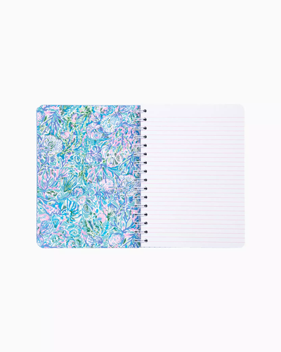 Shop Lilly Pulitzer Mini Notebook In Surf Blue Soleil It On Me