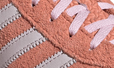 Shop Adidas Originals Gazelle Indoor Sneaker In Clay/ Clear Pink/ Gum 3