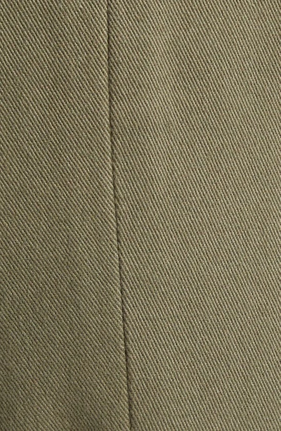Atm Anthony Thomas Melillo Stretch Cotton Twill Flare Leg Pants In Oil Green
