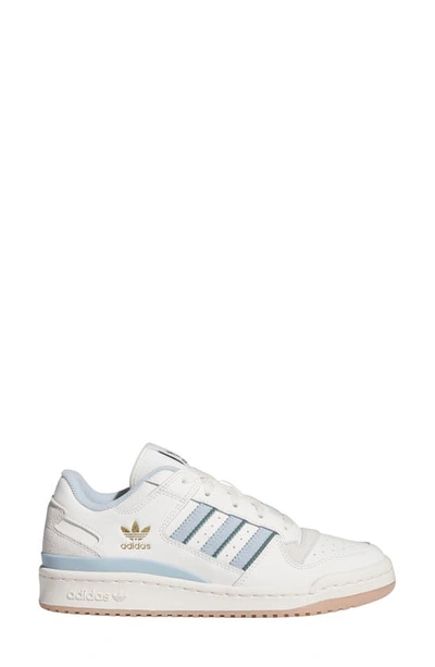 Shop Adidas Originals Forum Low Sneaker In Cloud White/ Wonder Blue