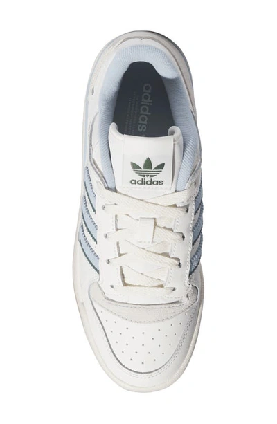 Shop Adidas Originals Forum Low Sneaker In Cloud White/ Wonder Blue