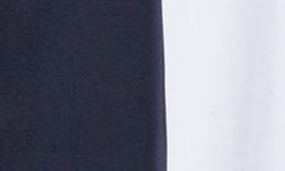Shop Cinq À Sept Ellery Beaded Trim Shirt In Navy/ White