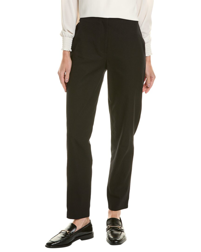 Shop Donna Karan High-rise Slim Leg Trouser In Black