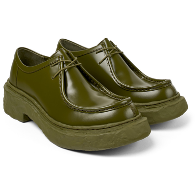 Shop Camperlab Unisex Loafers In Green