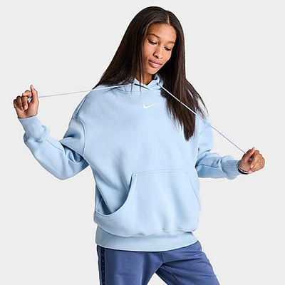 Shop Nike Women's Sportswear Phoenix Fleece Oversized Pullover Hoodie In Multi