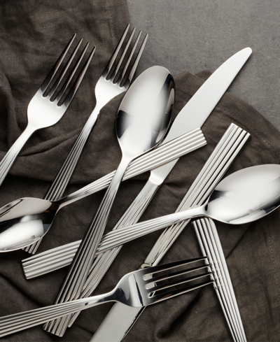 Oneida Kennedy 20 Piece Everyday Flatware Set, Service For 4 In Metallic And Stainless